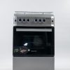 CUISINIERE ELACTRON 4FEUX 60X60 SEMI INOX EL5757