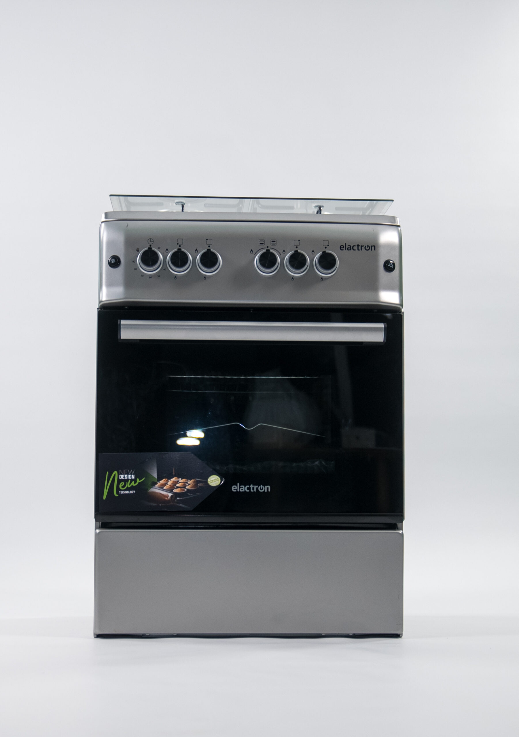 CUISINIERE ELACTRON 4FEUX 60X60 SEMI INOX EL5757