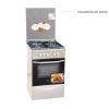 CUISINIERE ROCH 4FEUX 50X50 INOX