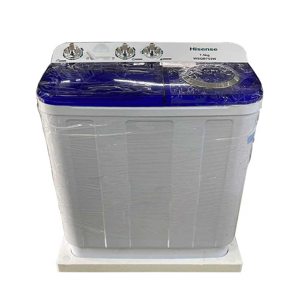 MACHINE A LAVER HISENSE 7.5KG SEMI-AUTOMATIQUE TWIN-TUB WSQB753W