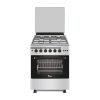 CUISINIERE CAC 4FEUX 60X60 FULL OPTION INOX CAC60F