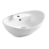 Lavabo de table, Vasque à poser en céramique blanche